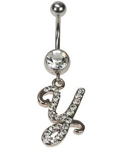 Luksus Letter Y Navlepiercing