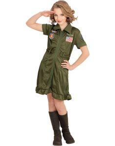 Top Gun inspirert Barnekostyme til Jente