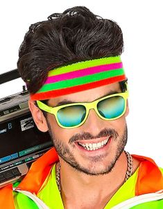 Fargerikt Neon Svettebånd