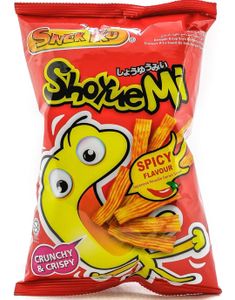 Snek Ku ShoyueMi Spicy Japanese Snack - Sterke Nuddelsnacks 60 gram (Thailand)