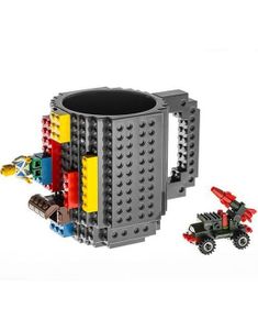 LEGO Inspirert Block Mug i Grå 