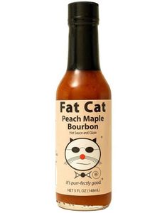 Fat Cat - Peach Maple Bourbon - Hot Saucce and Glaze 148 ml (USA)