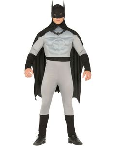 Nattens Muskuløse Beskytter - Herrekostyme med Kappe