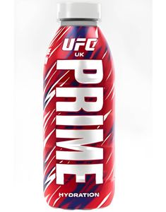 Prime Hydration UFC UK Bottle - Sukkerfri og Koffeinfri Sportsdrikke 500 ml (UK Import)