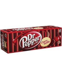 12 stk Dr. Pepper Cherry Vanilla 355 ml (USA Import)