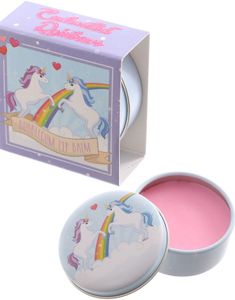 Blå Enhjørning Lipgloss med Bubblegum-Smak