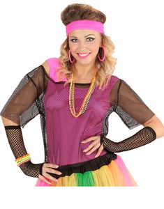 Svart Netting Kostymeoverdel 