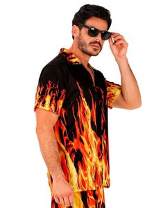 Flammende Hett Kostymeskjorte