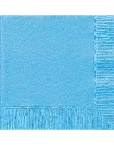 50 stk Lys Blå Servietter 33x33 cm