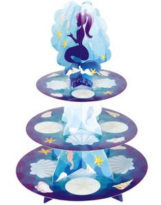 3 Etasjer Kakestativ - Magisk Havfue