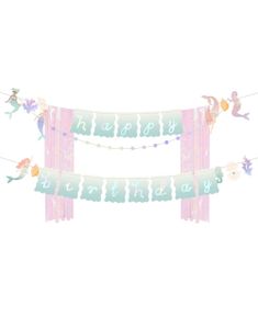 Havfrue Bursdagsbanner 130x100cm – Magisk Dekor til Undervannsfeiring!