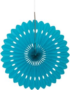 Turkis Dekorvifte av Silkepapir 40 cm