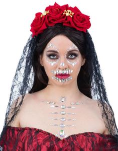 Day of the Dead - Ansikt og Kropps Juveler