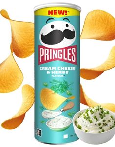Pringles Cream Cheese & Herbs 165g