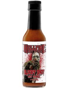 Hellfire Bloody Snot - Kjempesterk Chillisaus med Carolina Reaper og Løk 148 ml (USA Import)