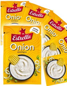 18 stk Estrella Onion Dipmix 22 g - Med Løksmak - Hel Eske