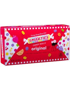 Smarties Original Candy Roll - Sukkertøy i Theatre Box 99 gram (USA Import)