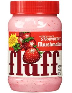 Marshmallow Fluff Pålegg med Jordbær Smak 213 gram (USA Import)