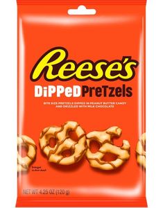 Reese's Dipped Pretzels - Sjokolade og Peanøttsmørdyppede Pretzels 120g (USA Import)