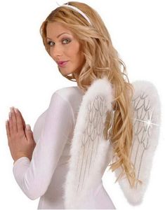 Englevinger med Plysjkanter