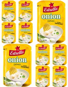 10 Stk Estrella Onion Dipmix - Pakkerabatt for Onion Dip-Elskere