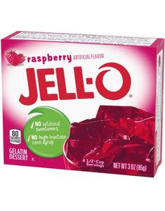 Jell-O Raspberry - Gelé Dessert - 85 g (USA Import)