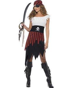 Stilig Piratkostyme til Dame