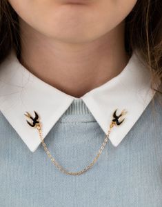 Dobbel Kragenål til Barn - Svaler