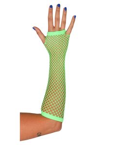 Neon Grønne Lange Nettinghansker
