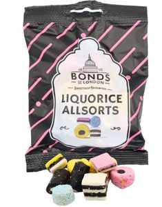 Liquorice Allsorts / Engelsk Lakris Konfekt - Bonds of London 130 gram (UK)