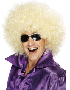 Kjempestor Blond Afroparykk