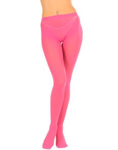 Ensfarget Knall Rosa Strømpebukse