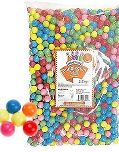 1000 stk Kingsway Bubblegum Ball - EKSTRA STOR Pose med Tyggiskuler