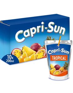 10 x 200ml Capri Sun Tropical (capri sonne)