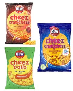 Taste Them All - Olw Cheez Snacks - Tre Smaker - Pakketilbud