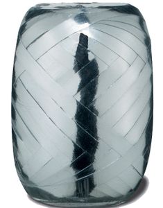 20 meter Sølvfarget Metallic Ballongbånd / Gavebånd - 5 mm Bred