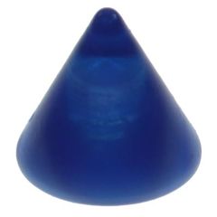 Marble Spike - Blå Akrylkule - 3 mm kule til 1,2 mm stang