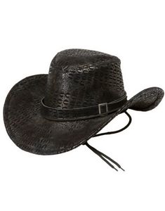 Cowboyhatt med Reptilmønster