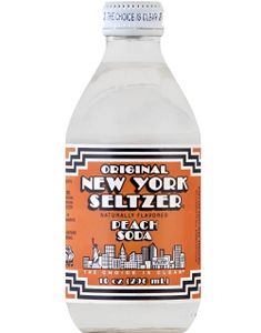 Original New York Seltzer Peach Soda - Brus med Ferskensmak 296 ml (USA)
