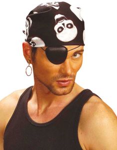 Svart Bandana med flere Dødninghoder