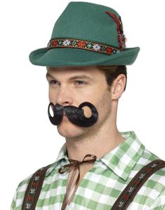 Grønn Deluxe Trenker Oktoberfesthatt