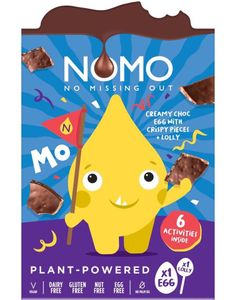 NOMO Monsters Crispy Egg & Lolly - Vegansk Sjokoladeegg og Kjærlighet 92 gram