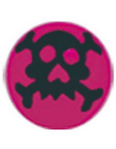 Skull - Rosa Akrylkule