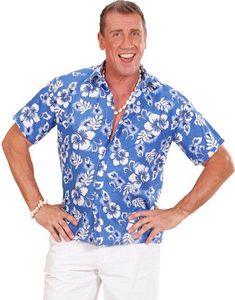 Aloha Blå Hawaii Skjorte