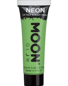 Grønn Pastell Neon UV/Blacklight Ansikt- og Kroppsmaling 12 ml
