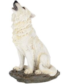 Storms Cry - Hvit Ulv Figur 20 cm