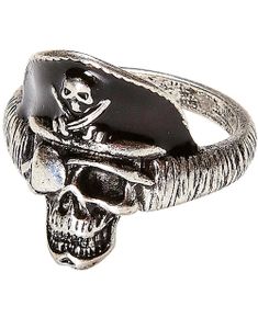 Skull Captain Piratring