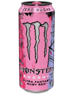Monster Energy Ultra Fantasy Ruby Red Zero - Sukkerfri Energidrikk 500 ml (Polen)