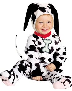 Dalmatiner Kostyme til Baby - Strl 86 - 12-18 MND