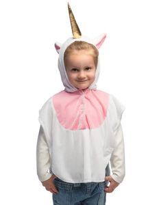 Poncho Enhjørning til Barn - 3-4 År